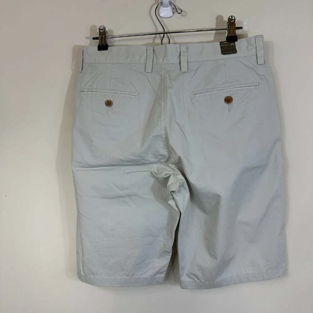 J. Crew Club Shorts Men's 30 NWT Premiun Line Stone